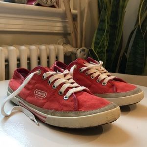 Coach Elen Red sneakers
